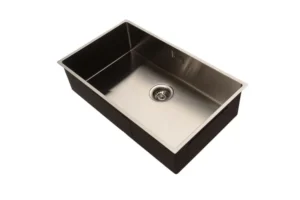 Lumen Core Silver silver stainless steel sink with single-bowl design