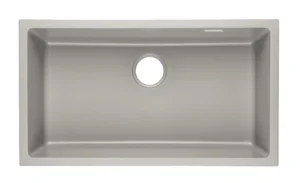 Lumen G Grey grey granite composite sink with single-bowl design