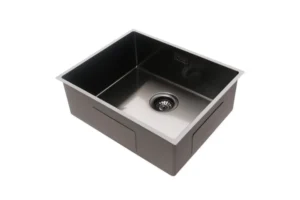 Lumen Solo GunMetal gunmetal stainless steel sink with single-bowl design