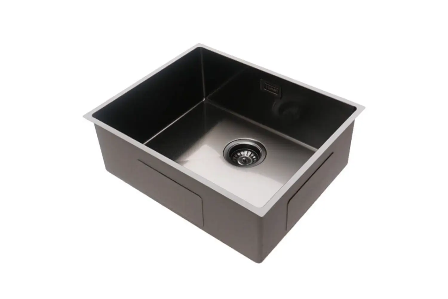 Lumen Solo GunMetal gunmetal stainless steel sink with single-bowl design