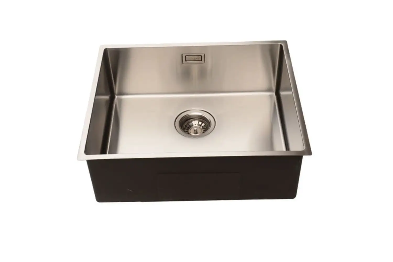 Lumen Solo Silver silver stainless steel sink with single-bowl design