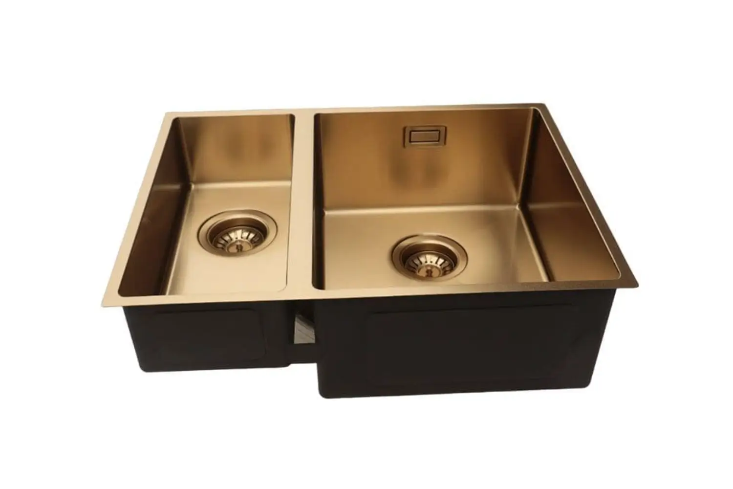 Lumen Zen Gold stainless steel sink detail in gold finish