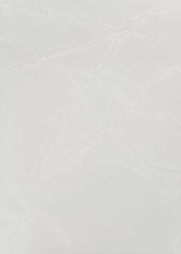 Ice White worktop with grey veining