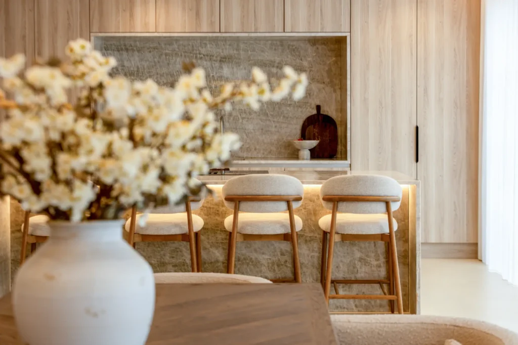 Contemporary kitchen featuring TERRA natural stone worktopsc