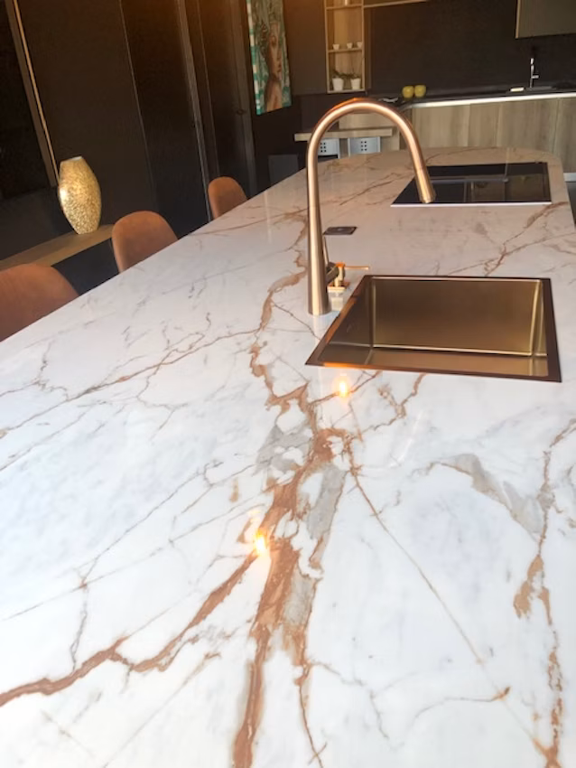 Awake Dekton worktop fitted in a kitchen project