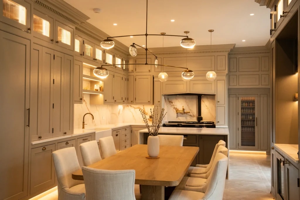 Palermo kitchen worktops and full-height splashback in South East London