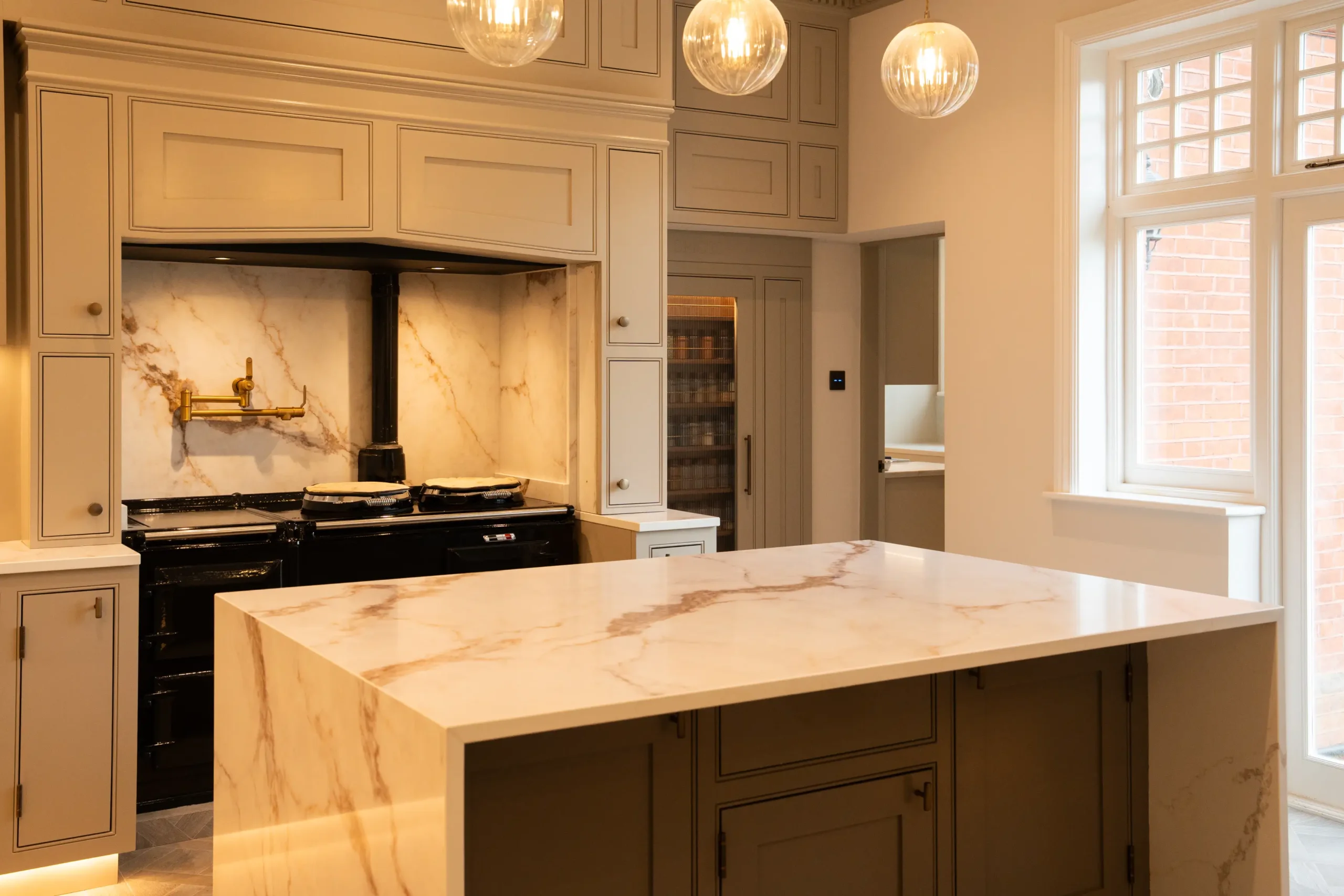 Palermo worktop with soft grey veining