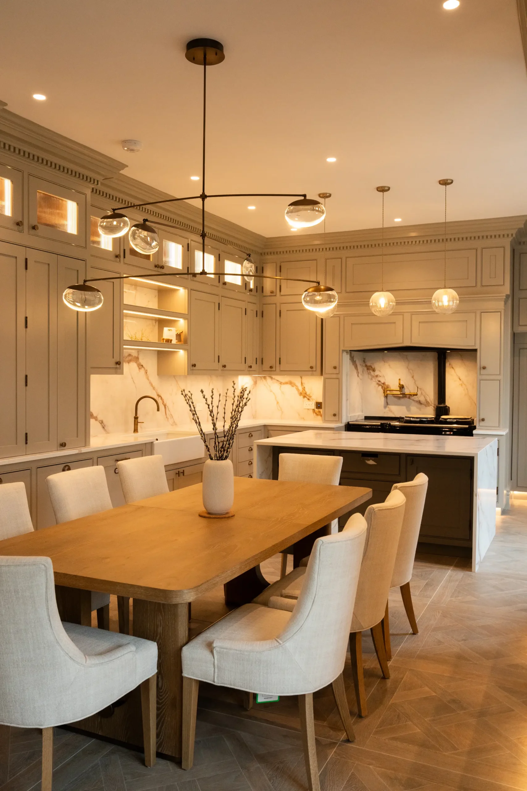 Palermo worktop showing soft grey veining