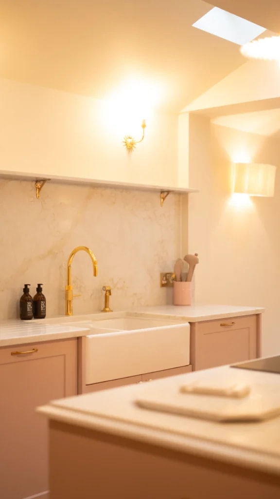 Calacatta Gold Superior Ogee Edge Island in South West London project gallery image 9