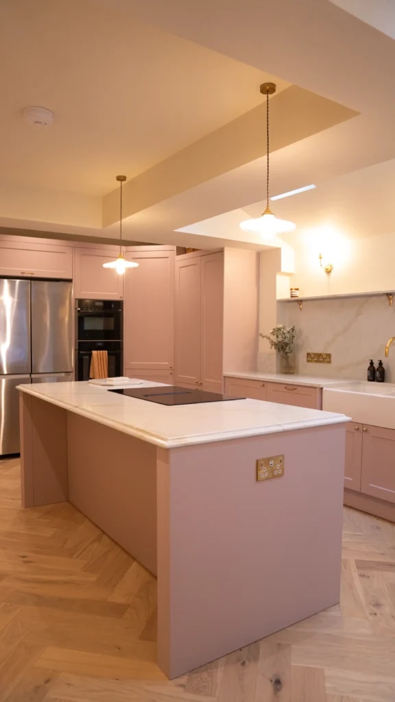 Calacatta Gold Superior Ogee Edge Island in South West London project gallery image 5