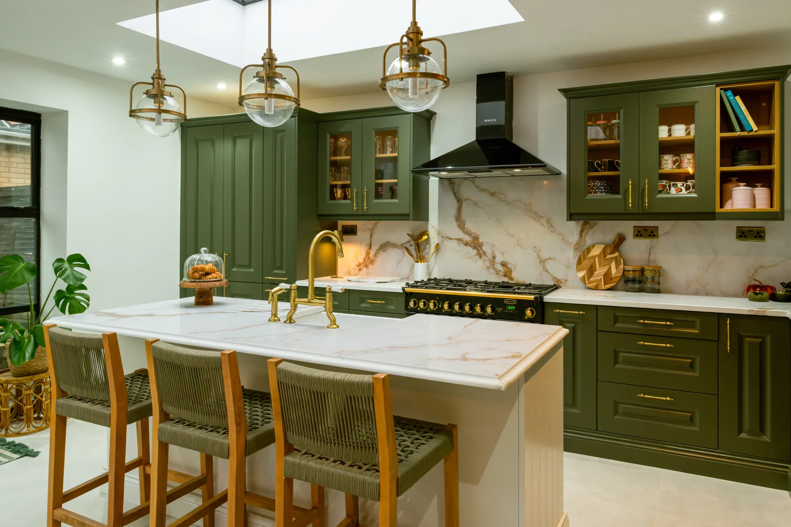 Palermo worktop showing soft grey veining