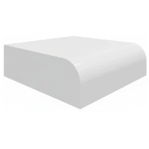 Half bullnose stone worktop edge profile