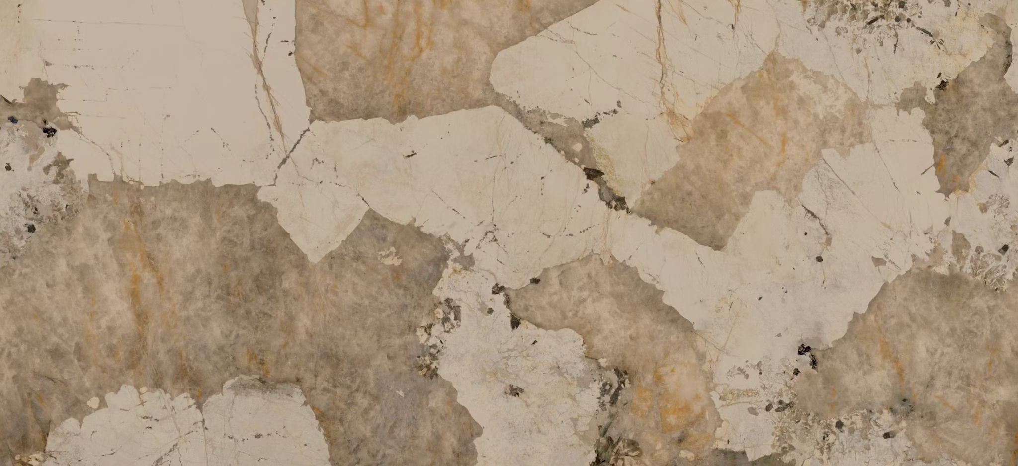 Khalo Dekton worktop with cream and grey natural stone effect