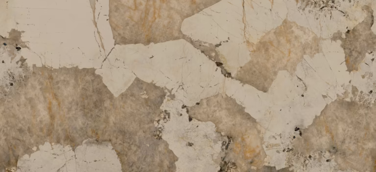 Khalo Dekton worktop with cream and grey natural stone effect