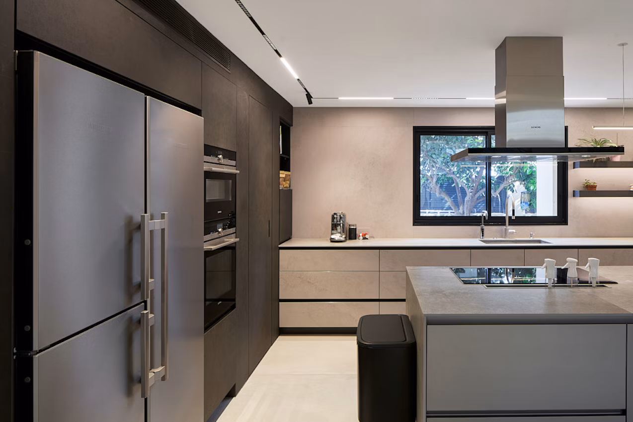 Installed Kovik Dekton worktop in a kitchen setting
