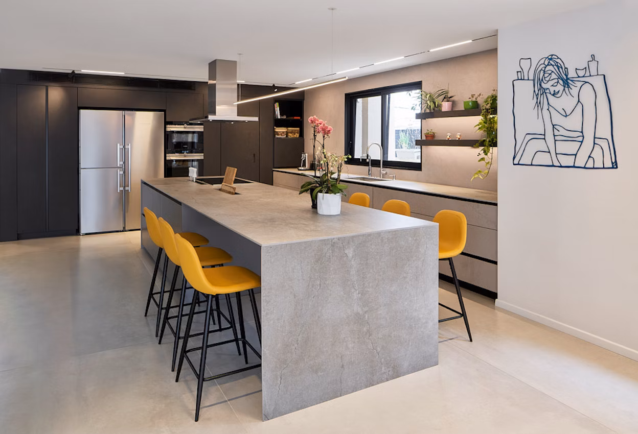 Kitchen project with Kovik Dekton worktop