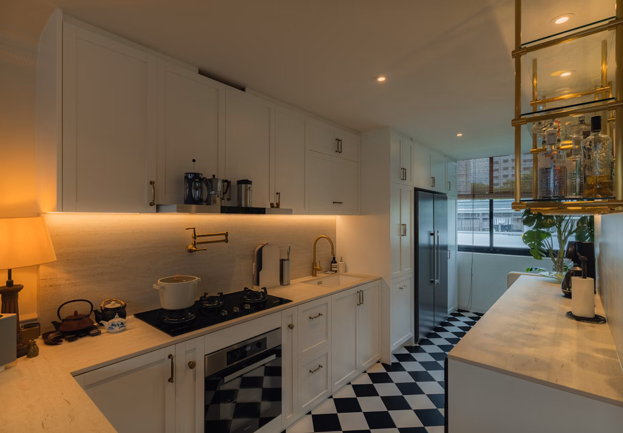 Marmorio Dekton worktop fitted in a kitchen project