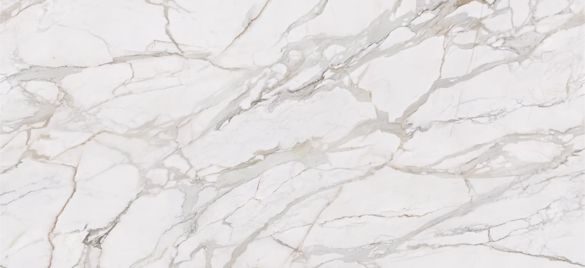 Morpheus Dekton worktop surface with white marble-effect veining