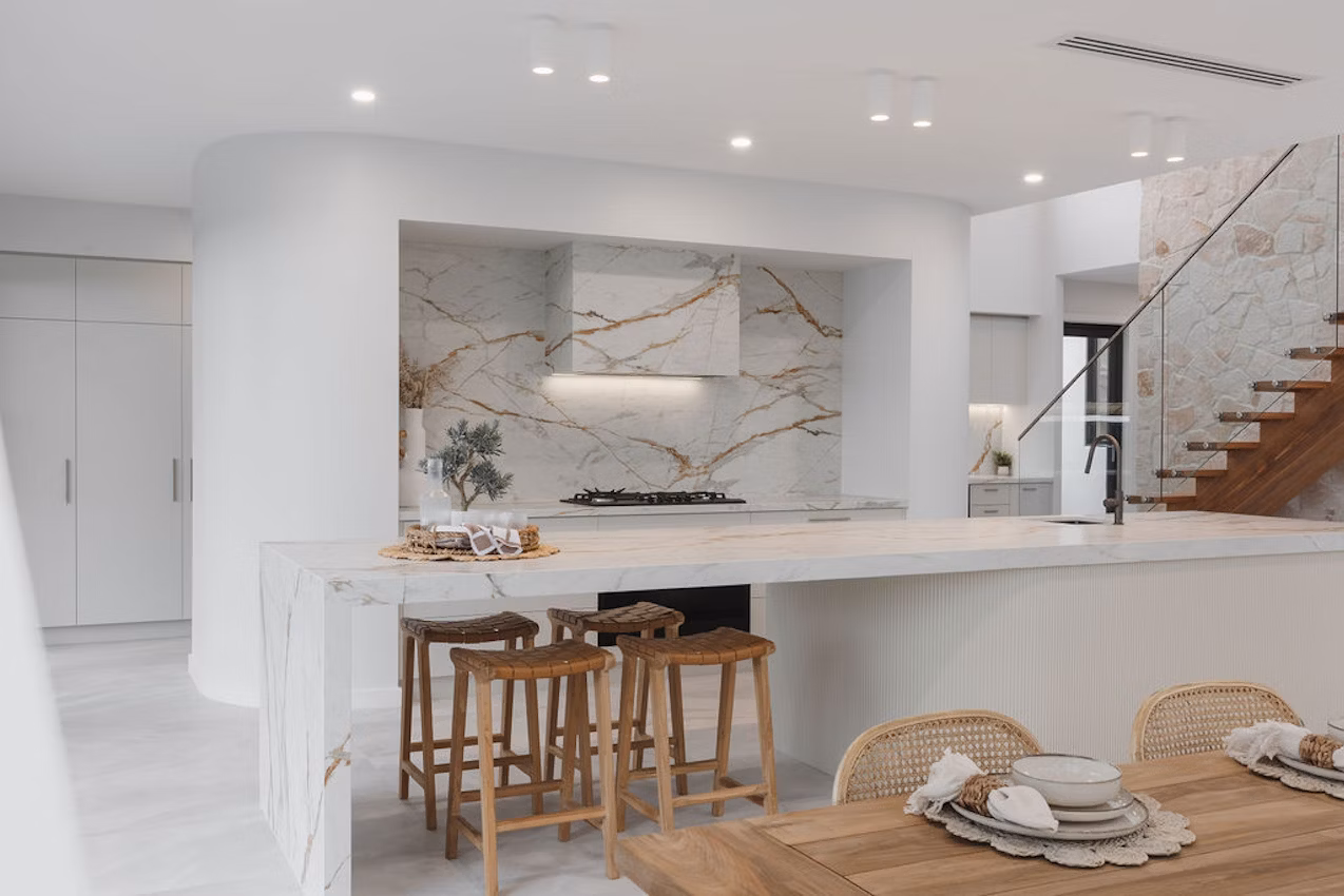 Reverie Dekton worktop fitted in a kitchen project