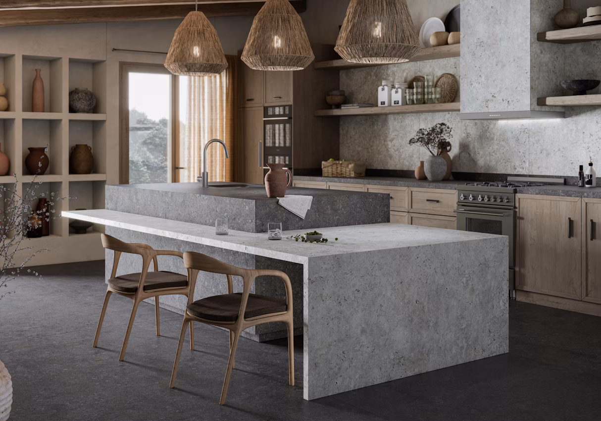 Kitchen project with Sabbia Dekton worktop