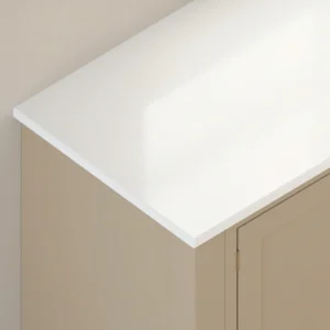 Softened corner design for stone worktop
