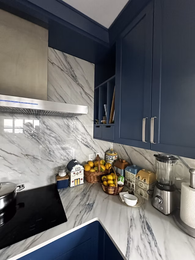 Trance Dekton worktop fitted in a kitchen project