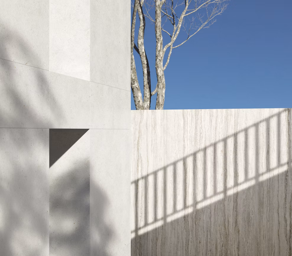 Exterior facade with Trevi Dekton cladding