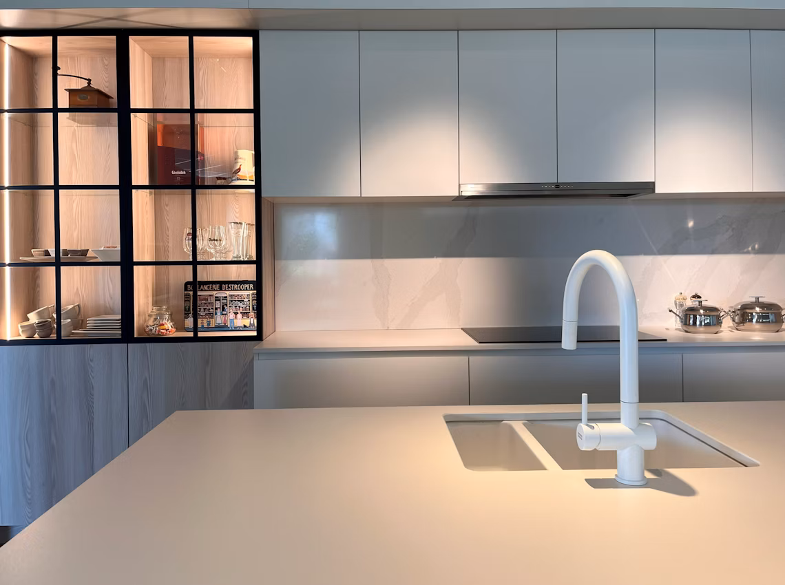 Zenith Dekton worktop fitted in a kitchen project