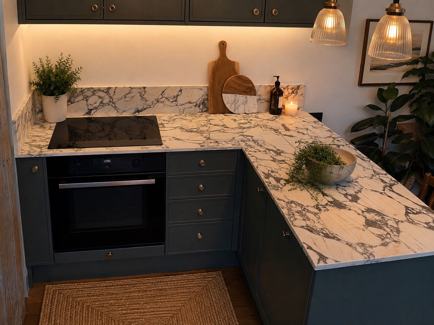 calacatta-monet-kitchen-peninsula-hob-worktop