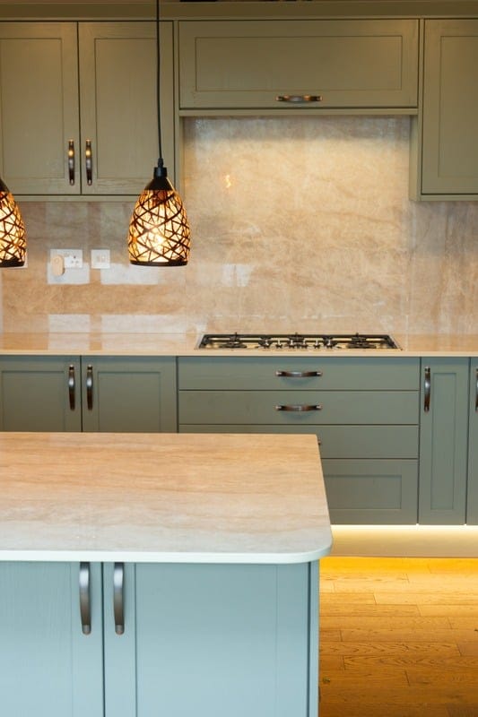 Contemporary kitchen featuring SINTERRA sintered stone worktops