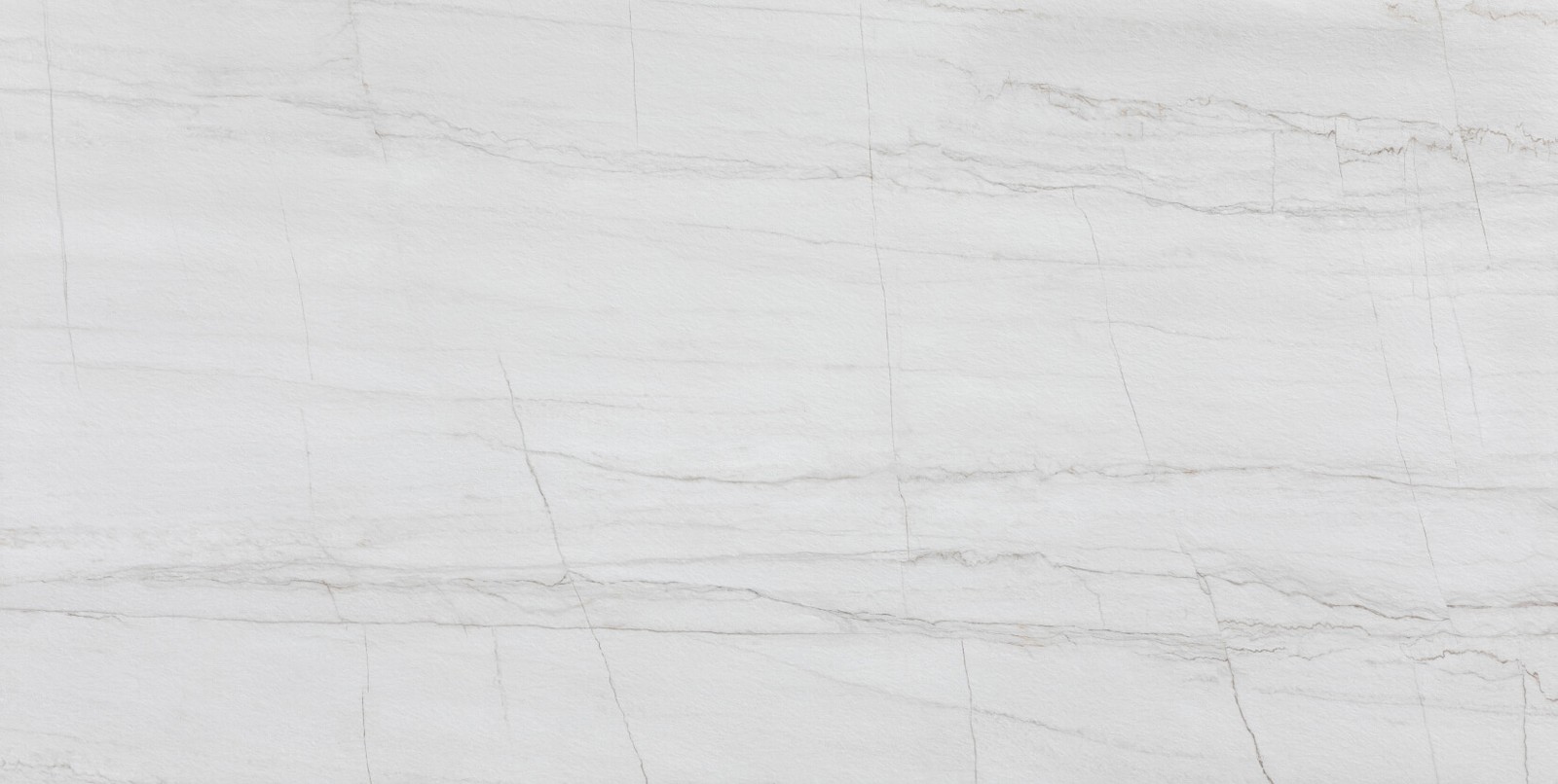 Calacatta Avalon white sintered stone slab with delicate grey veining