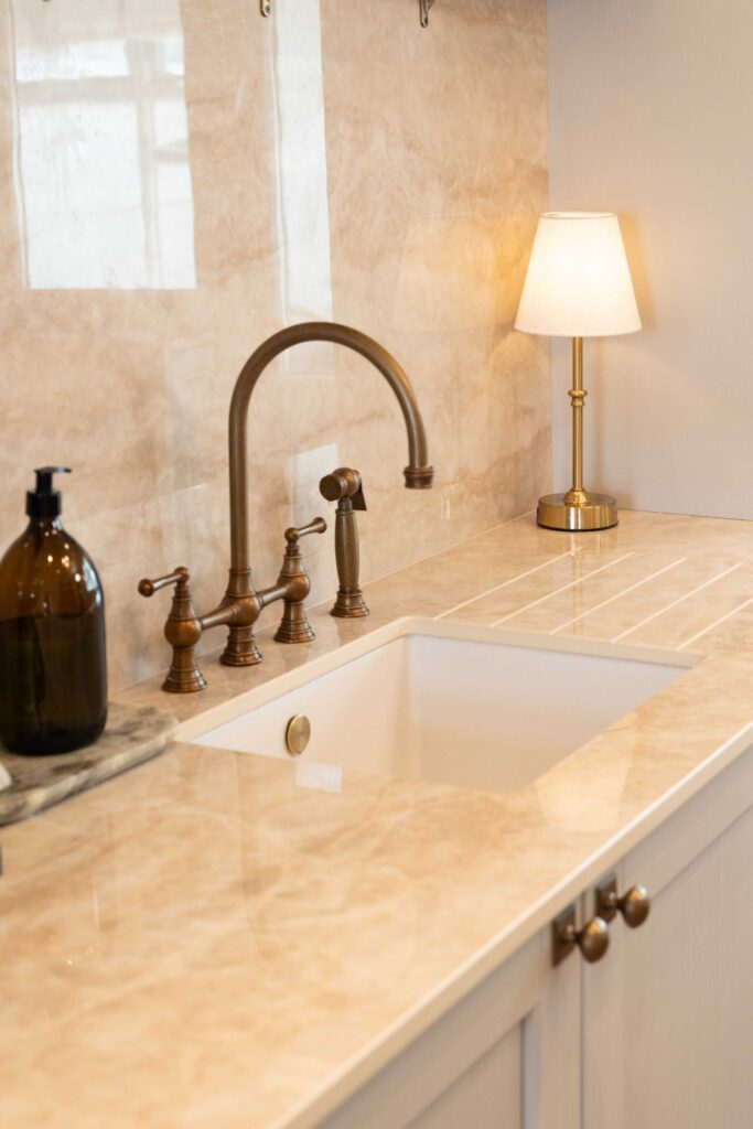 Contemporary kitchen featuring SINTERRA sintered stone worktops
