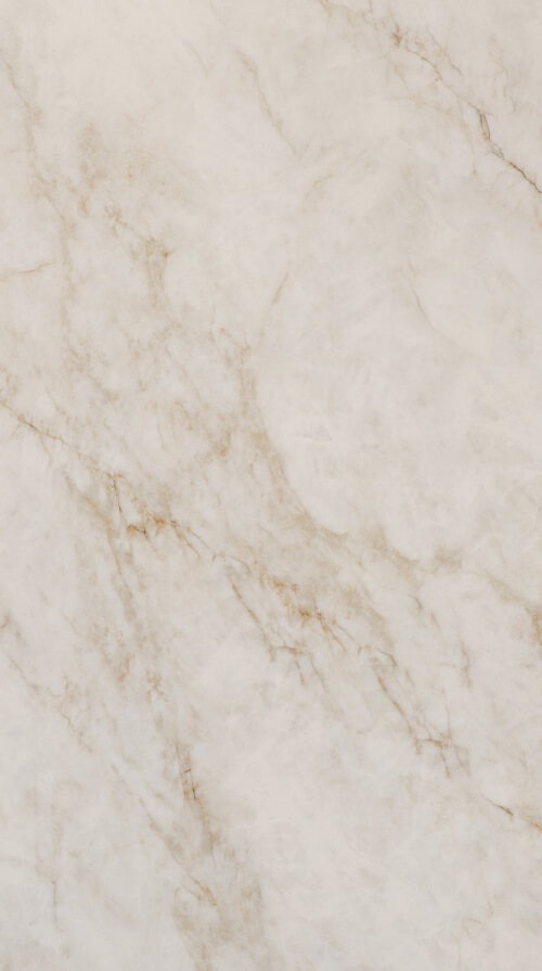 Marmo warm white sintered stone slab with soft beige veining