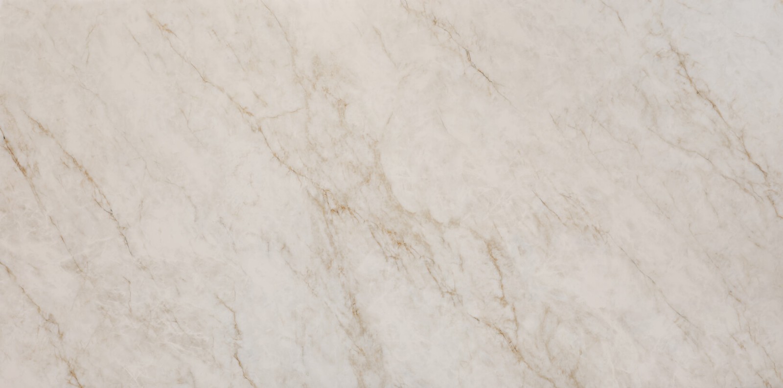 Marmo warm white sintered stone slab with soft beige veining