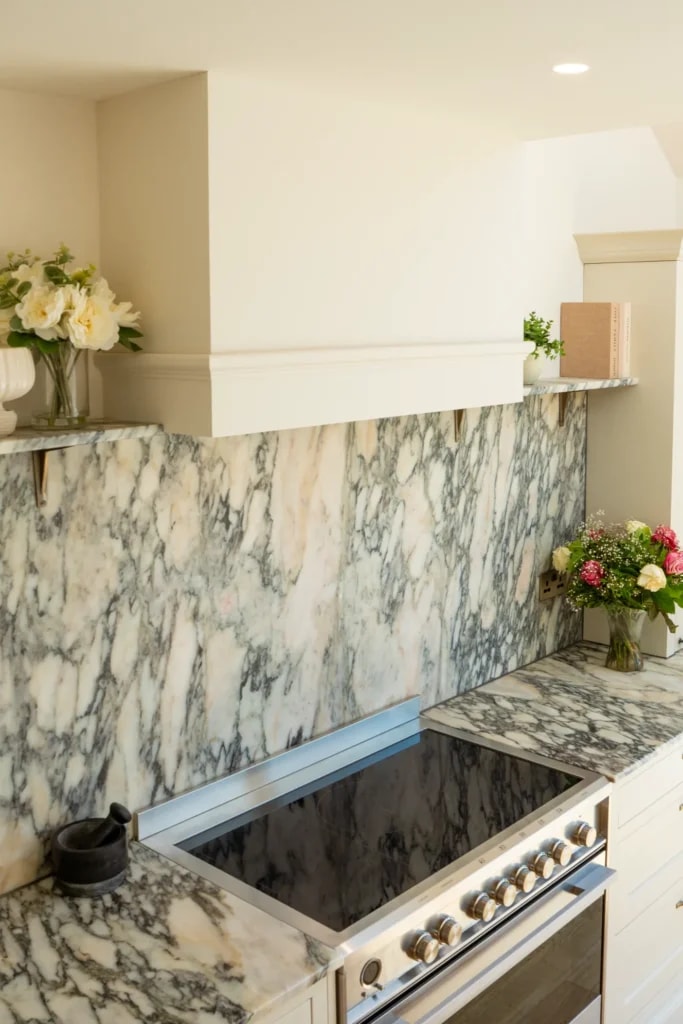 Calacatta Monet Marble Kitchen Worktops in Hove: Khalid’s Kitchen project gallery image 10