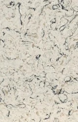 Highland White worktop with sparkle finish
