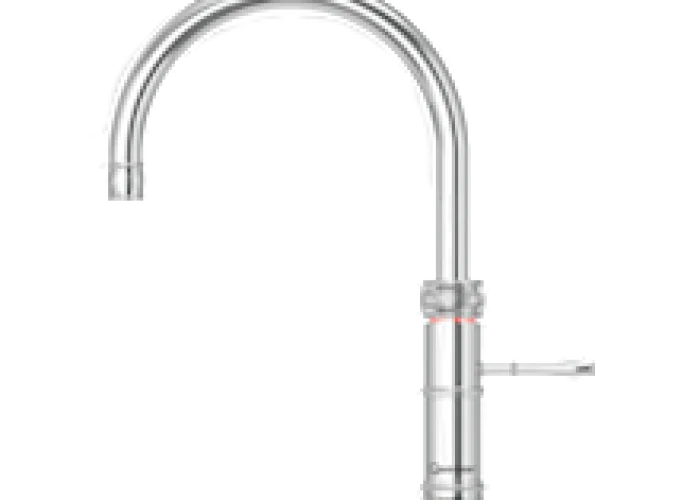 Classic Fusion Round kitchen tap in polished chrome