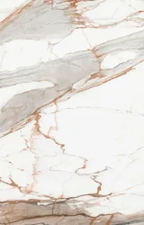 Macchia Vecchia worktop with sweeping gold and charcoal veining over a creamy base