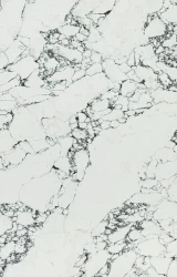 Arabescato worktop with soft, flowing grey veining