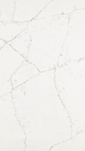 Aria White worktop with white veining