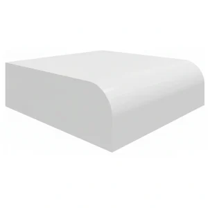 Half bullnose stone worktop edge profile
