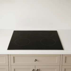 Hob cut-out in stone worktop