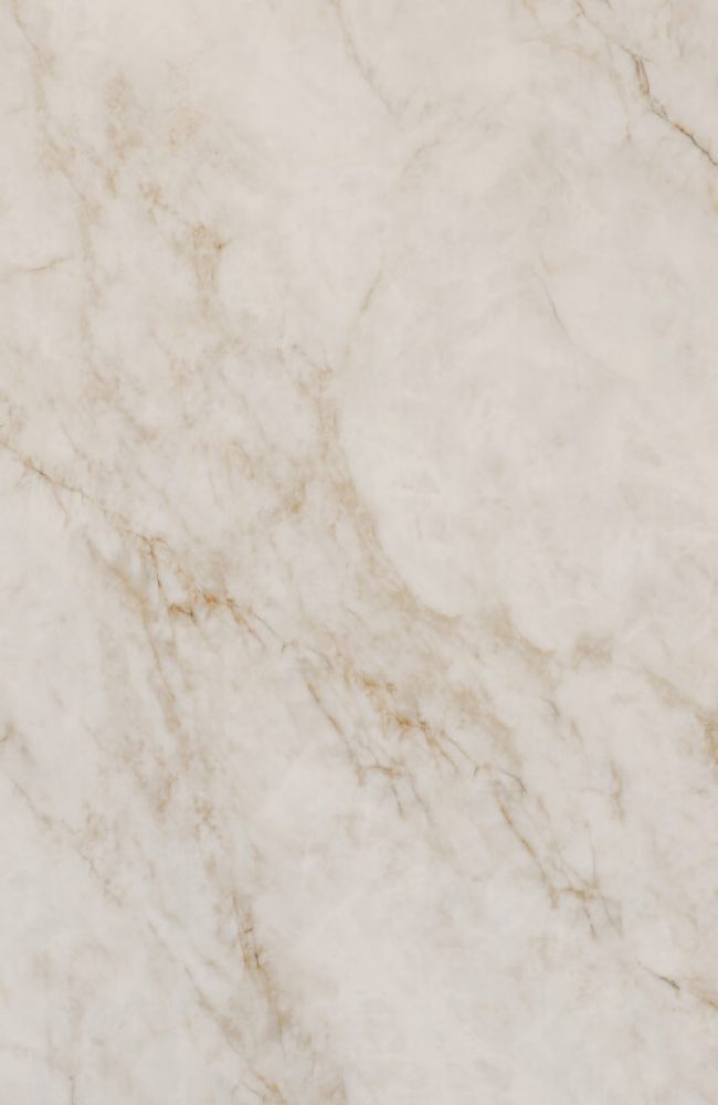 Marmo warm white sintered stone slab with soft beige veining