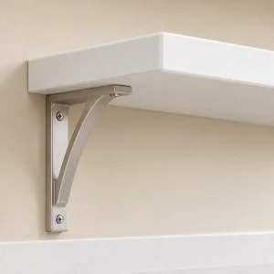 Modern Marble Shelf Bracket Close-Up