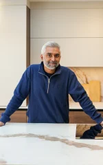 Sachin's portrait for Mo's StoneX homeowner review